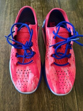 Under Armour Pink and Purple SpeedForm Running Shoes